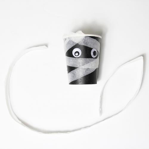 Halloween monster cups - step 4 Halloween monster cups - step 4