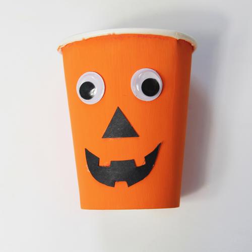 Halloween monster cups - step 5