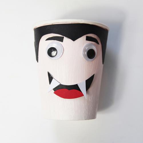 Halloween monster cups - step 7 Halloween monster cups - step 7