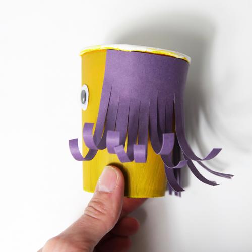 Halloween monster cups - step 8a Halloween monster cups - step 8a