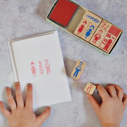 Family stamp set  Family stamp set