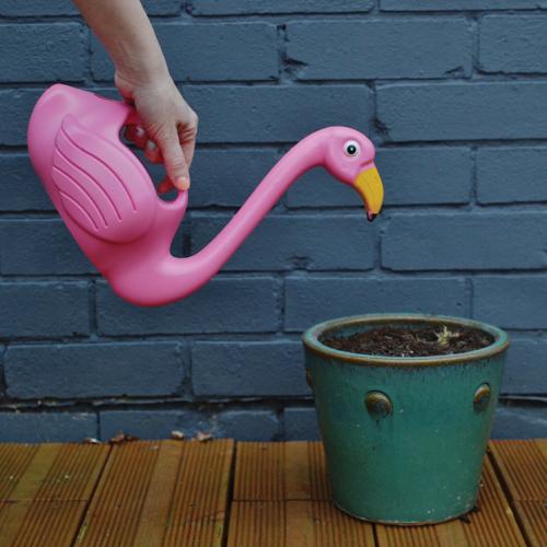 Flamingo watering can