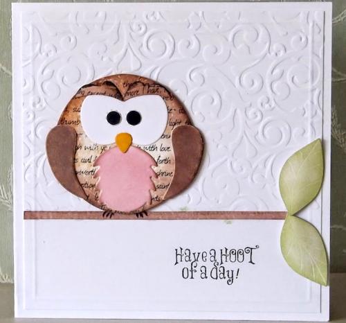 Owl birthday card