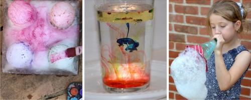 Ice painting, fireworks-in-a-jar and bubble snakes from @sciencesparks