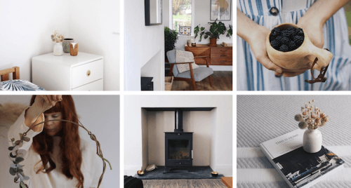 Scandi Style Interior collage from Field and Nest slow living collage from field and nest - scandi interior