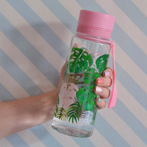 Tropical Palm water bottle