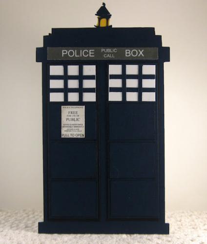 TARDIS birthday card