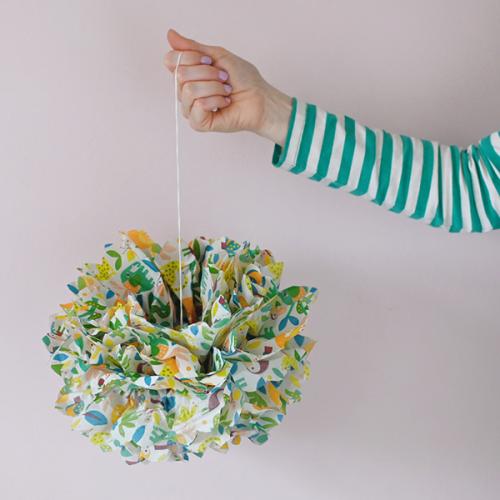 Tissue paper pom-pom  Tissue paper pom-pom