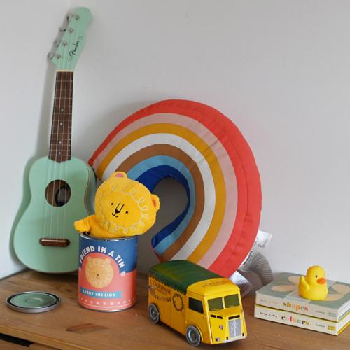 Larry the Lion friend in a tin Larry the Lion friend in a tin