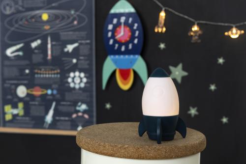 space age bedroom rocket night light