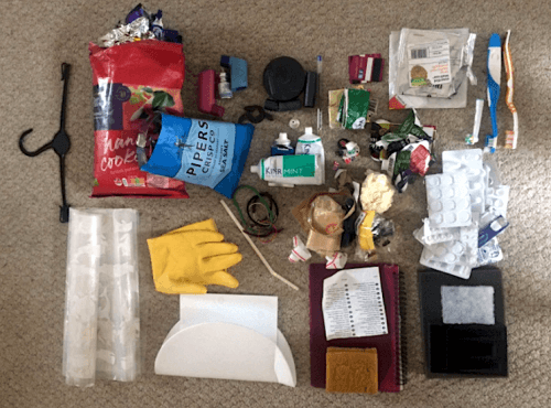 Contents of terracycle box