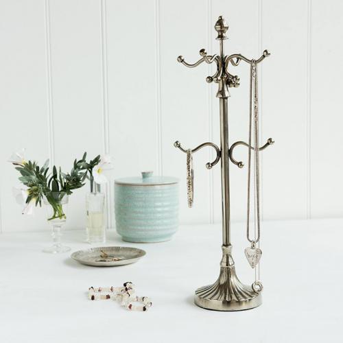 Amelie silver brass jewellery hanger