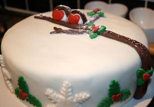 Robin red breast cake