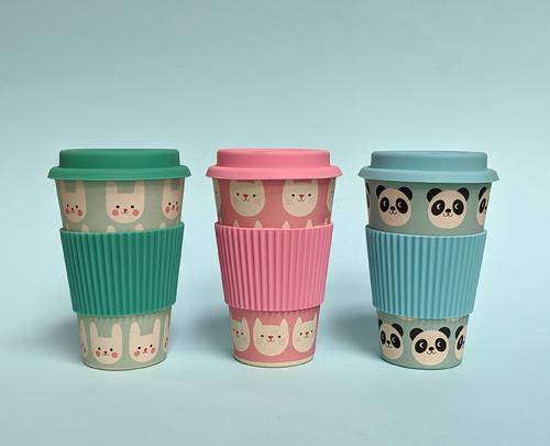 Bamboo travel mugs