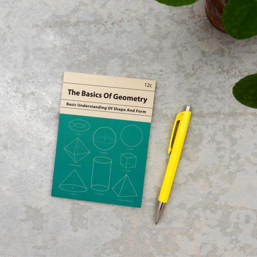 The Basics of Geometry A6 notebook