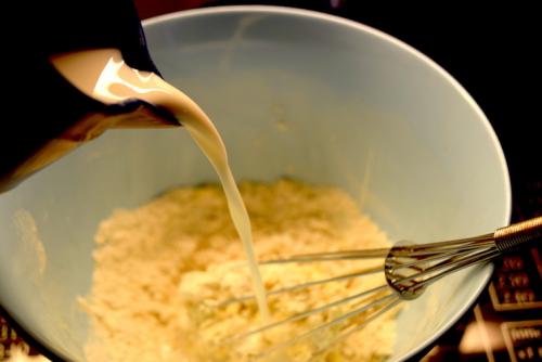 pancake batter mixture