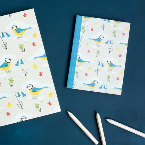 Blue Tit A6 notebook