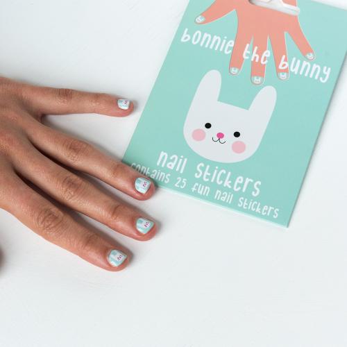 Bonnie the Bunny nail stickers (pack of 25)