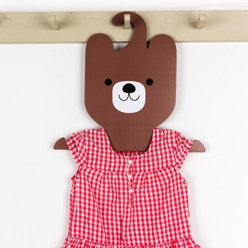 Bruno the Bear clothes hanger