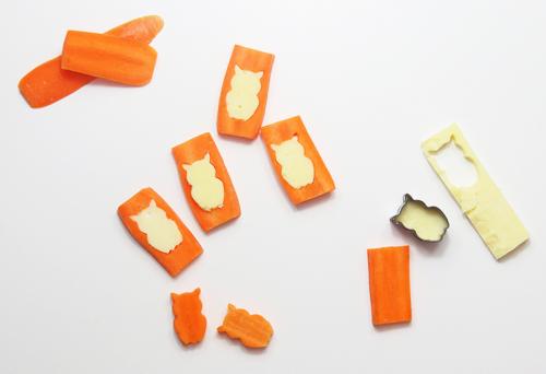 Carrot shapes step two