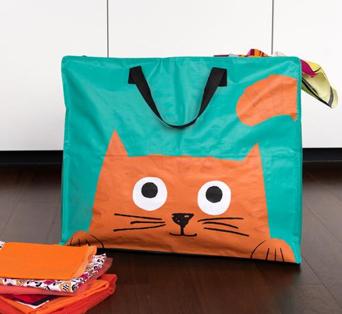 Chester the Cat jumbo storage bag