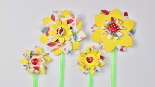 Daffodil pinwheels