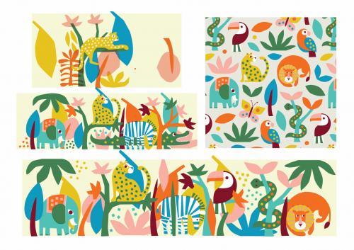 wild wonders digital sketch