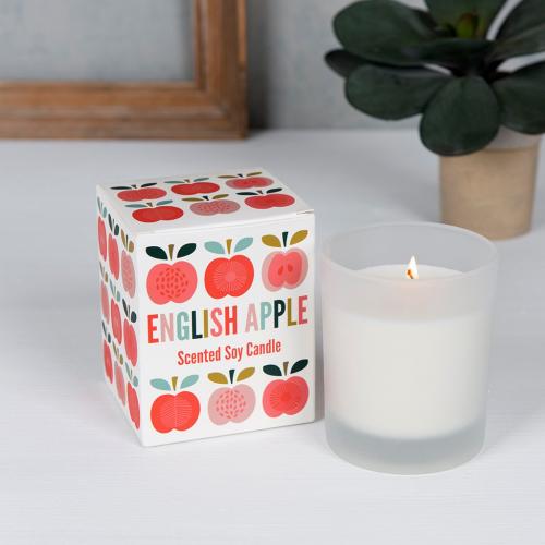 English Apple scented candle