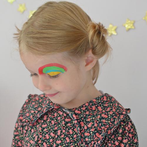 Face paint rainbow