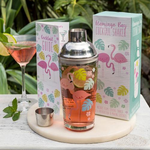 Flamingo Bay cocktail shaker