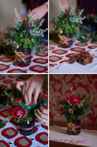 floral table centrepiece