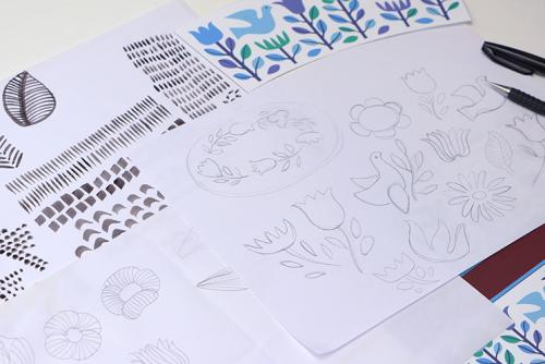folk-doves-sketches
