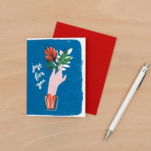 Just For You card Just For You card