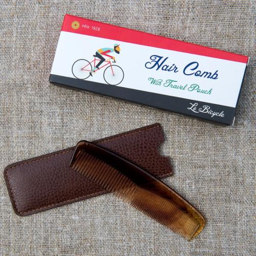 Le Bicyle hair comb with travel pouch