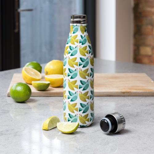 Love Birds stainless steel bottle