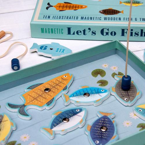 Magnetic let's go fishing game