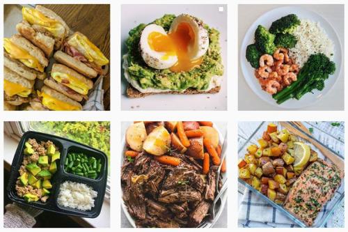 Meal prep inspiration from Instagram