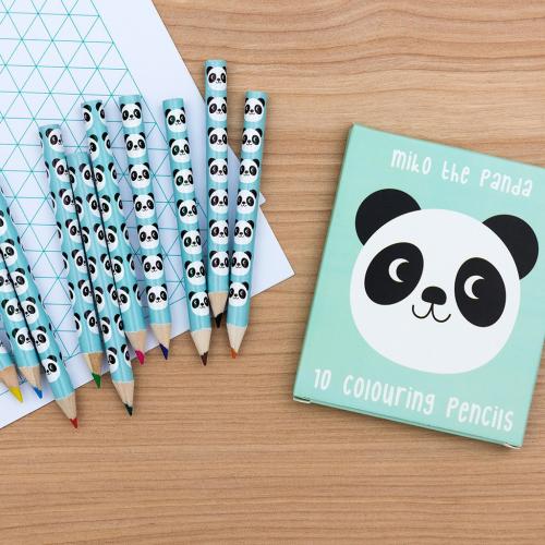 Miko the Panda colouring pencils