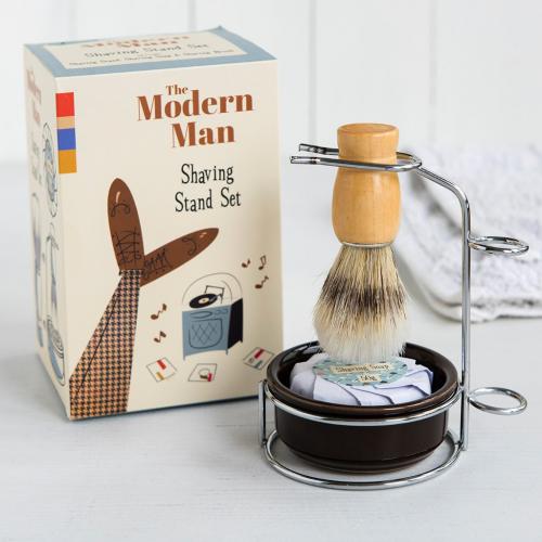 Modern Man shaving stand set