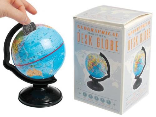 world globe money box from dotcomgiftshop