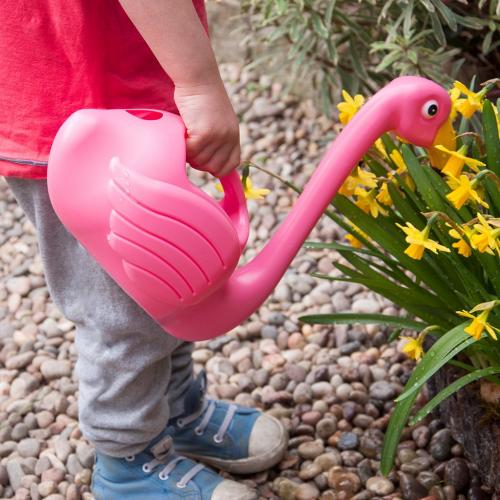 Flamingo watering can