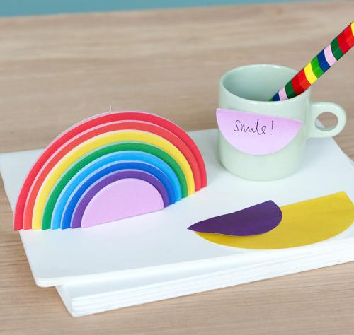 Rainbow sticky notes Rainbow sticky notes