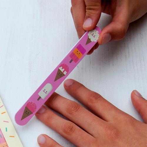 Set of 4 ice cream nail files