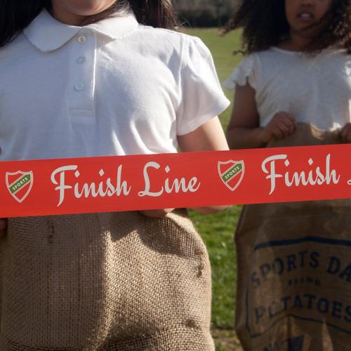 Sports Day finishing line tape