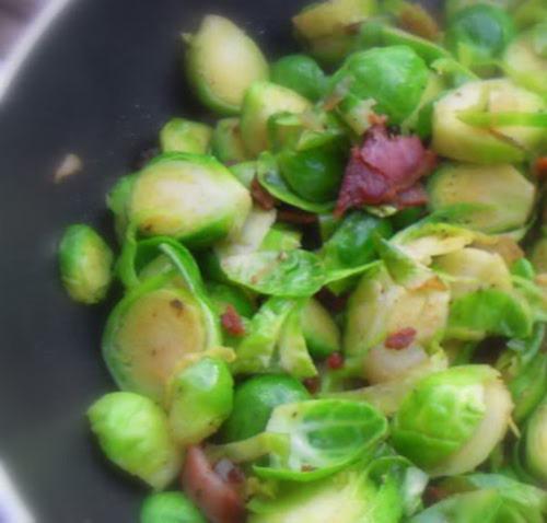 Sprouts with pancetta