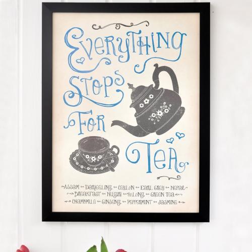 Stop for Tea framed wall art  Stop for Tea framed wall art