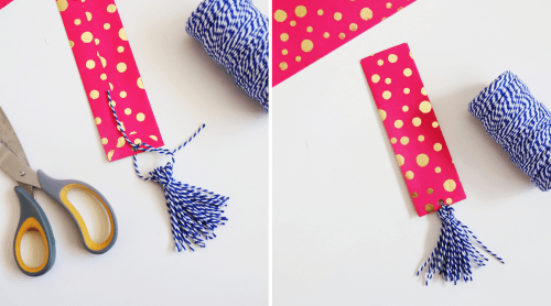 tassles final bookmark