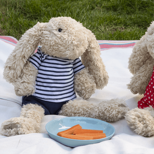 Ollie the Bunny eating carrots Ollie the Bunny eating carrots