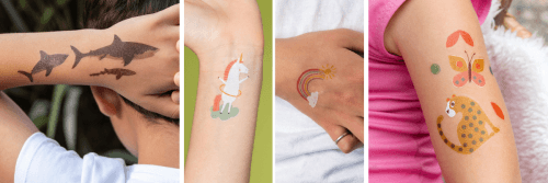 Temporary tattoos