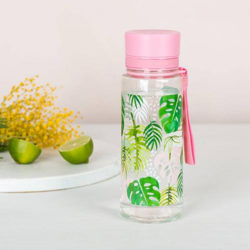 Tropical Palm water bottle